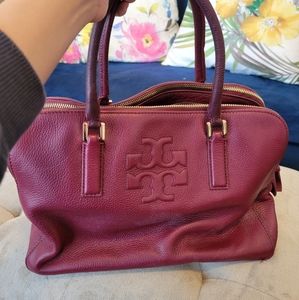 Tory Burch red satchel